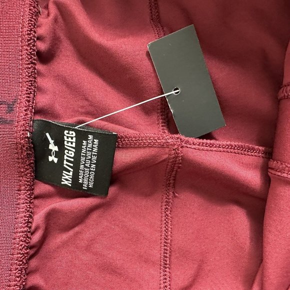 Under Armour TAPERED Sweatpants Joggers Performance Red Mens Size 2XL Active Gym - Picture 8 of 9